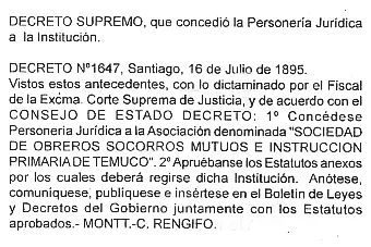 Decreto Supremo 1893